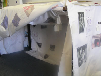 Reading shelter using pupils family histories of WWII