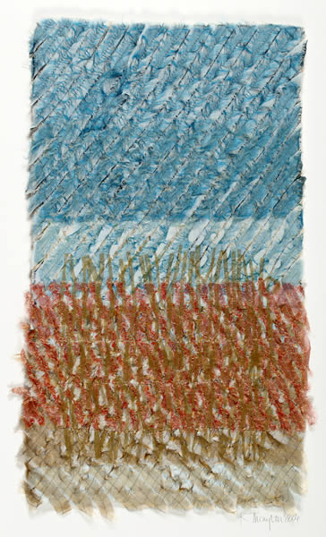 Karina Thompson - Fields of Gold (Blue), 60x45cm